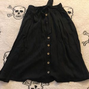 Black ModCloth A-Line Skirt-Never Worn